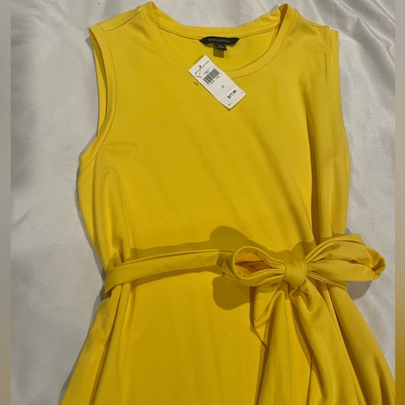 NEW! Banana Republic Yellow Tank Dress, Sz M - Picture 6 of 8